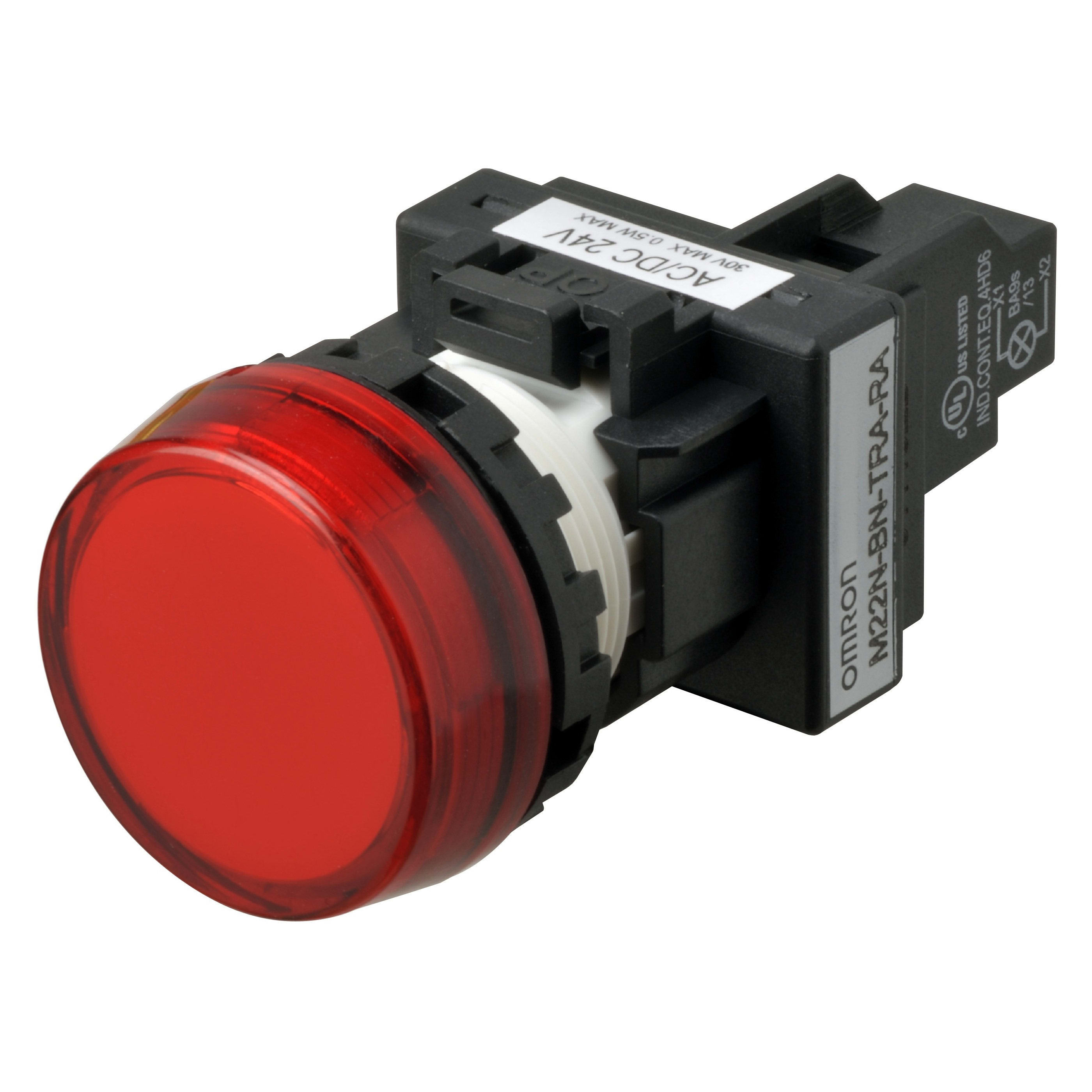 OMRON OMRM22NBCTRARC PULSANTI 16 MM. INDICATORE M22N BORDO P