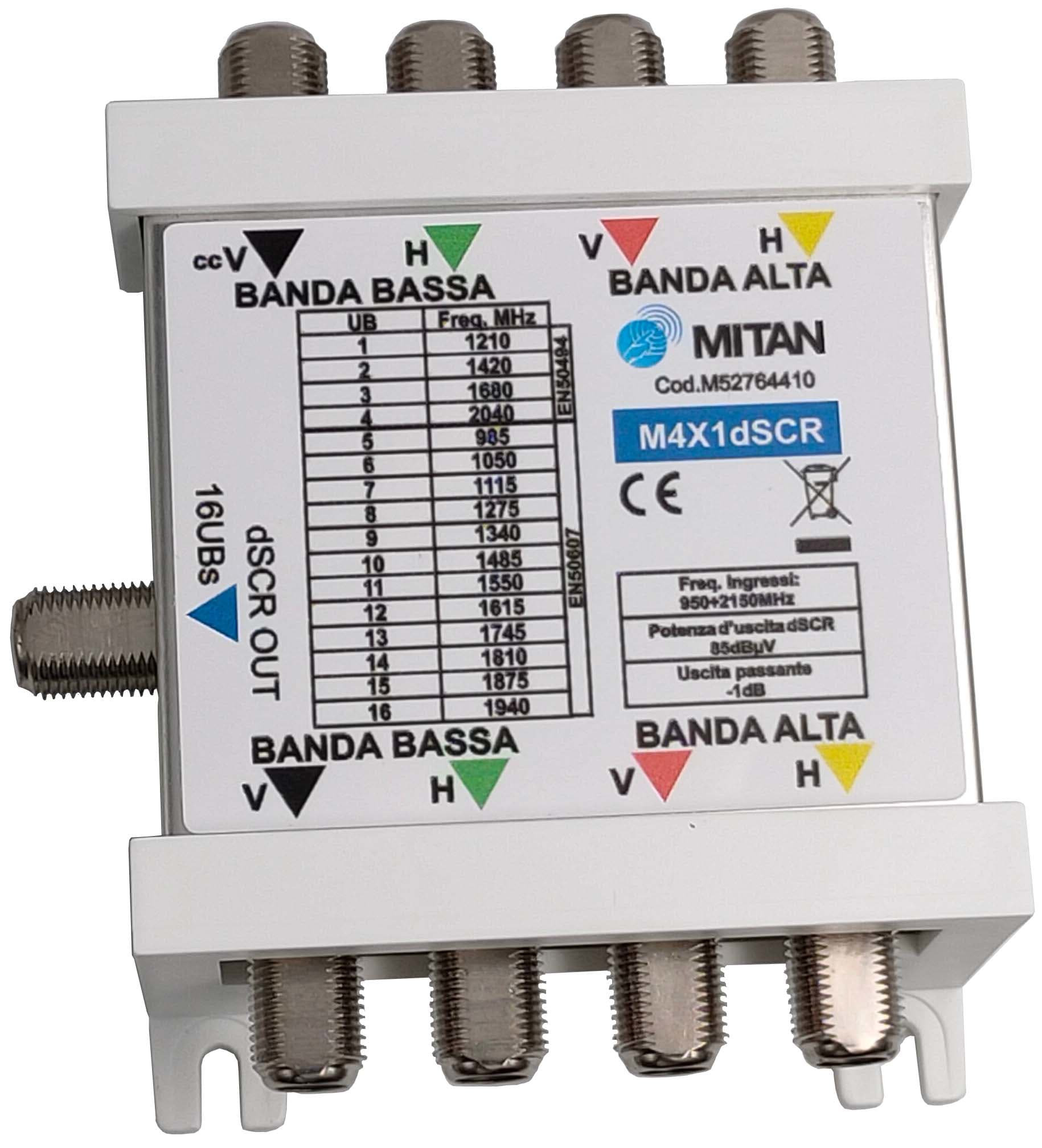 MITAN - MITM52764410 M4X1DSCR MSW DSCR 4X4 - 1 OUT