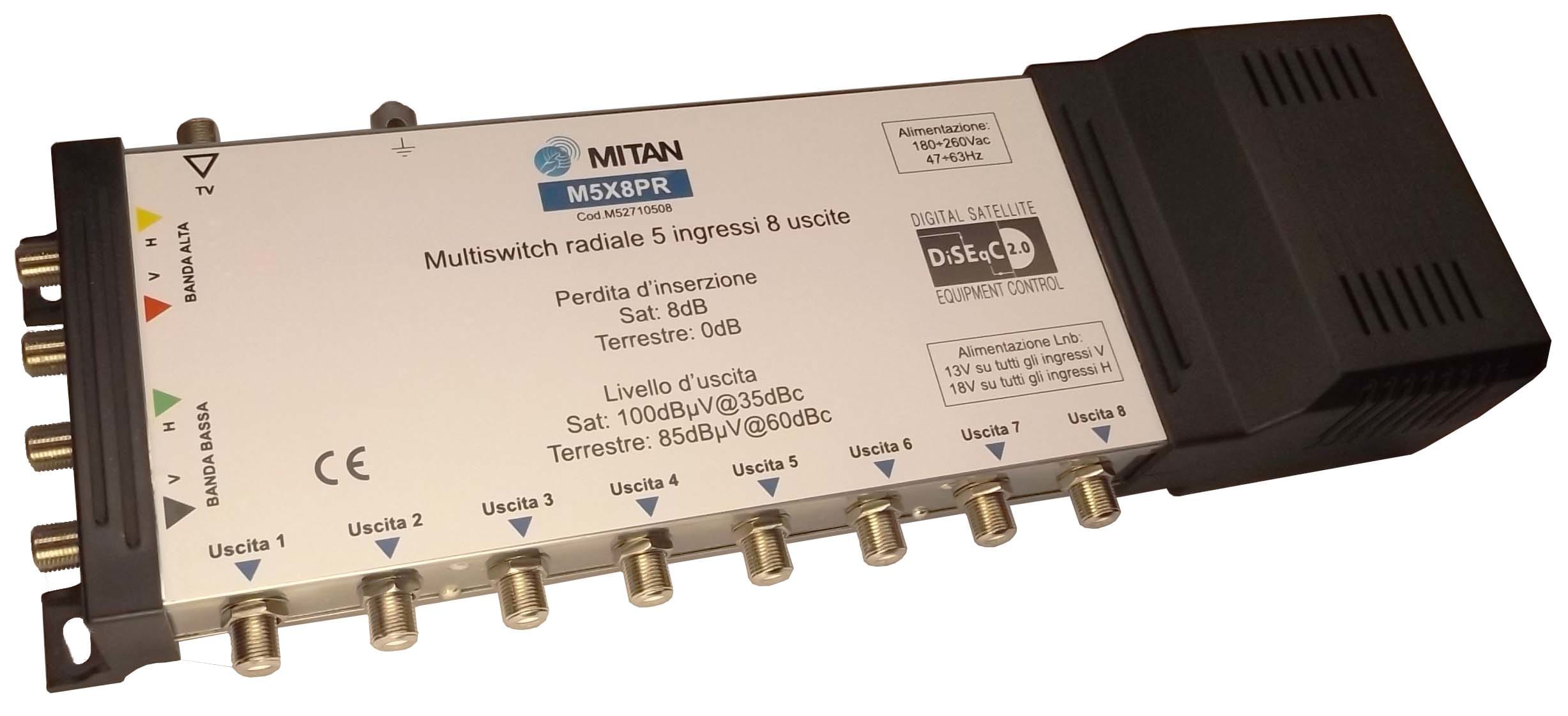 MITAN - MITM52710508 M5X8PR MSW 5X8 ATT. RADIALE