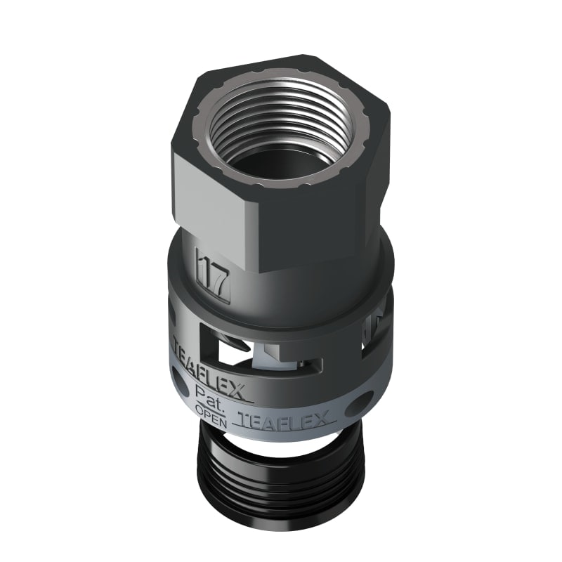 TEAFLEX - TEAM8BSF17M20 FEMM.IP68 SF17 METALLO M20X1,5
