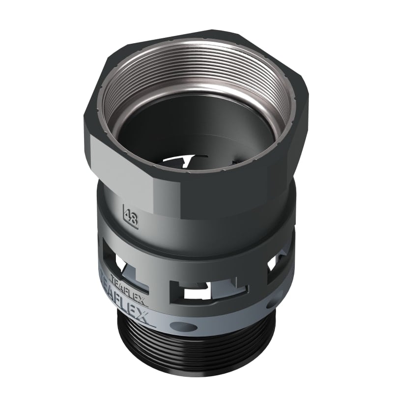 TEAFLEX - TEAM8BSF48M63 FEMM.IP68 SF48 METALLO M63X1,5