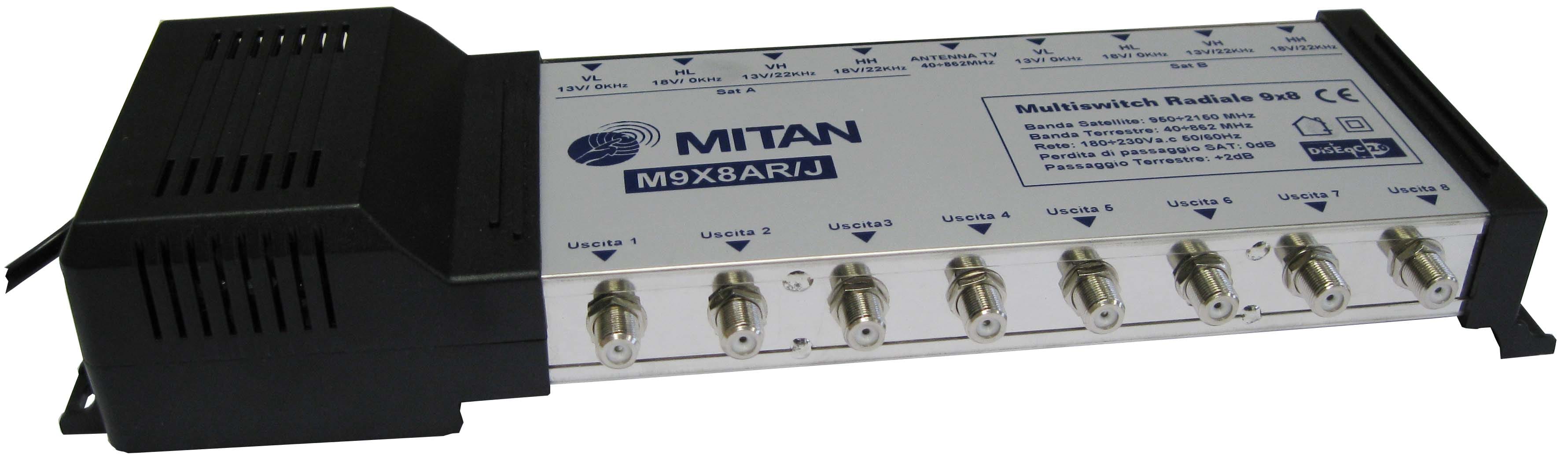MITAN - MITM52710908 M9X8AR/J MSW 9X8 ATTIVO RADIALE