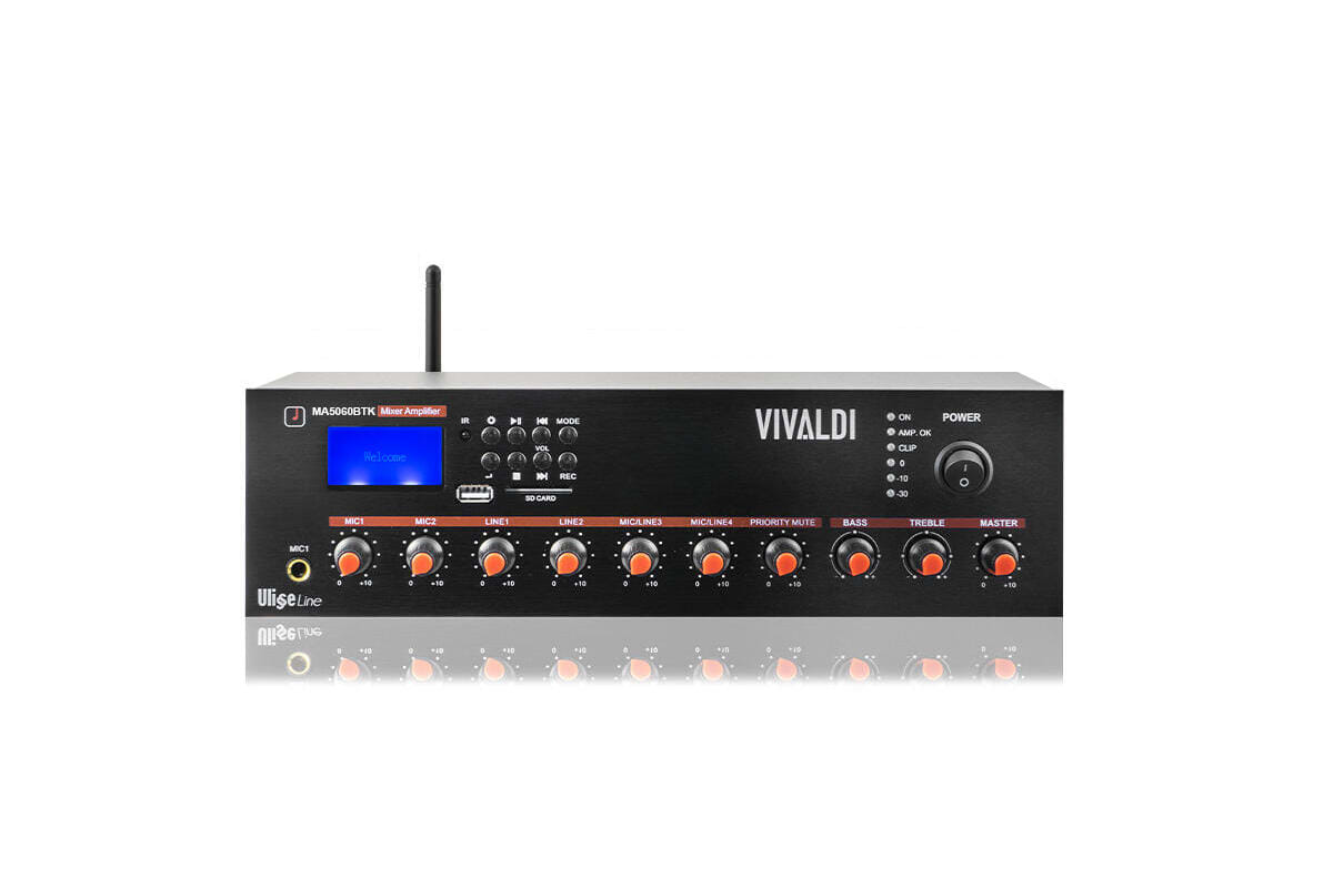 VIVALDI SRL VILMA5060BTK VIVALDI ULISSE_AMPLI 60W + SORGENTI + WI