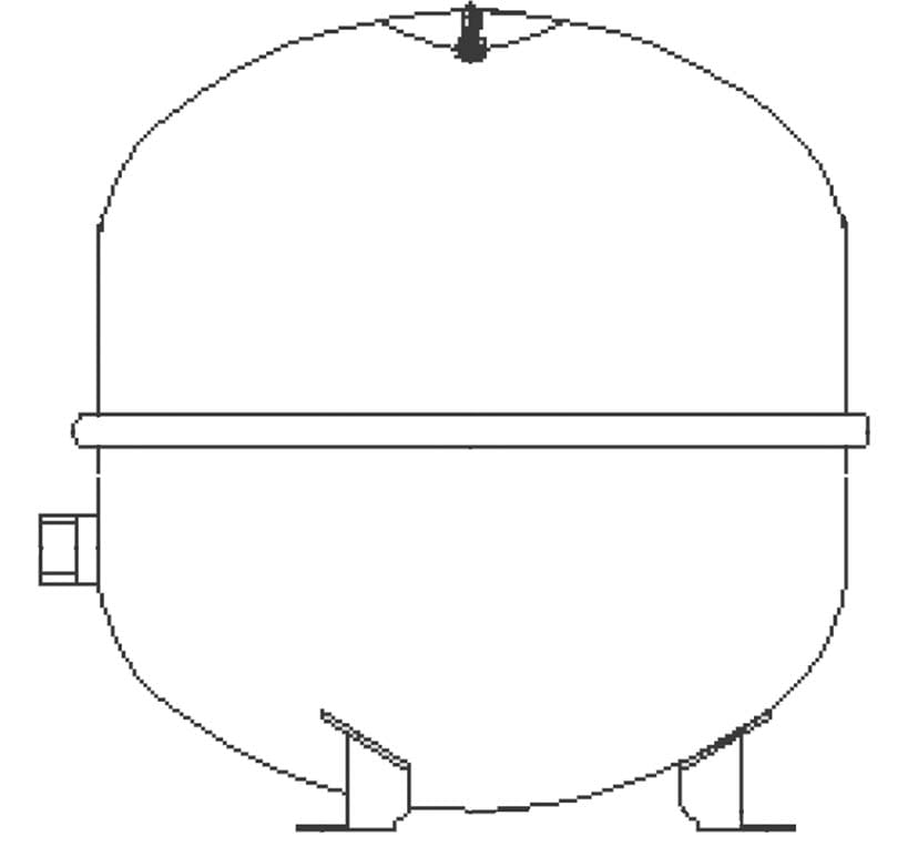 ROTEX RXH162051-RTX VASO DI ESPANSIONE 35L