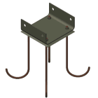 MARECO LUCE SRL MAO450-4000005W KIT CONTROFLANGIA EDGE BOLLARD/ EDGE 180