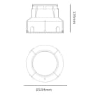 MARECO LUCE SRL MAO70000005 CONTROCASSA LIRA 140-150