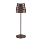 BOT LIGHTING SRL BTLMAYA-C LAMPADA DA TAVOLO RICARICABILE CORTEN 3W
