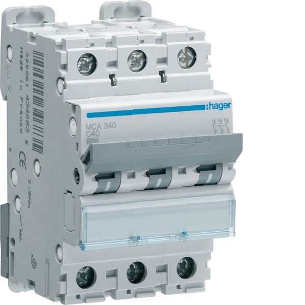 HAGER HAGMCA304 INTERR. AUTOM.3P 4A 6 KA C 3M