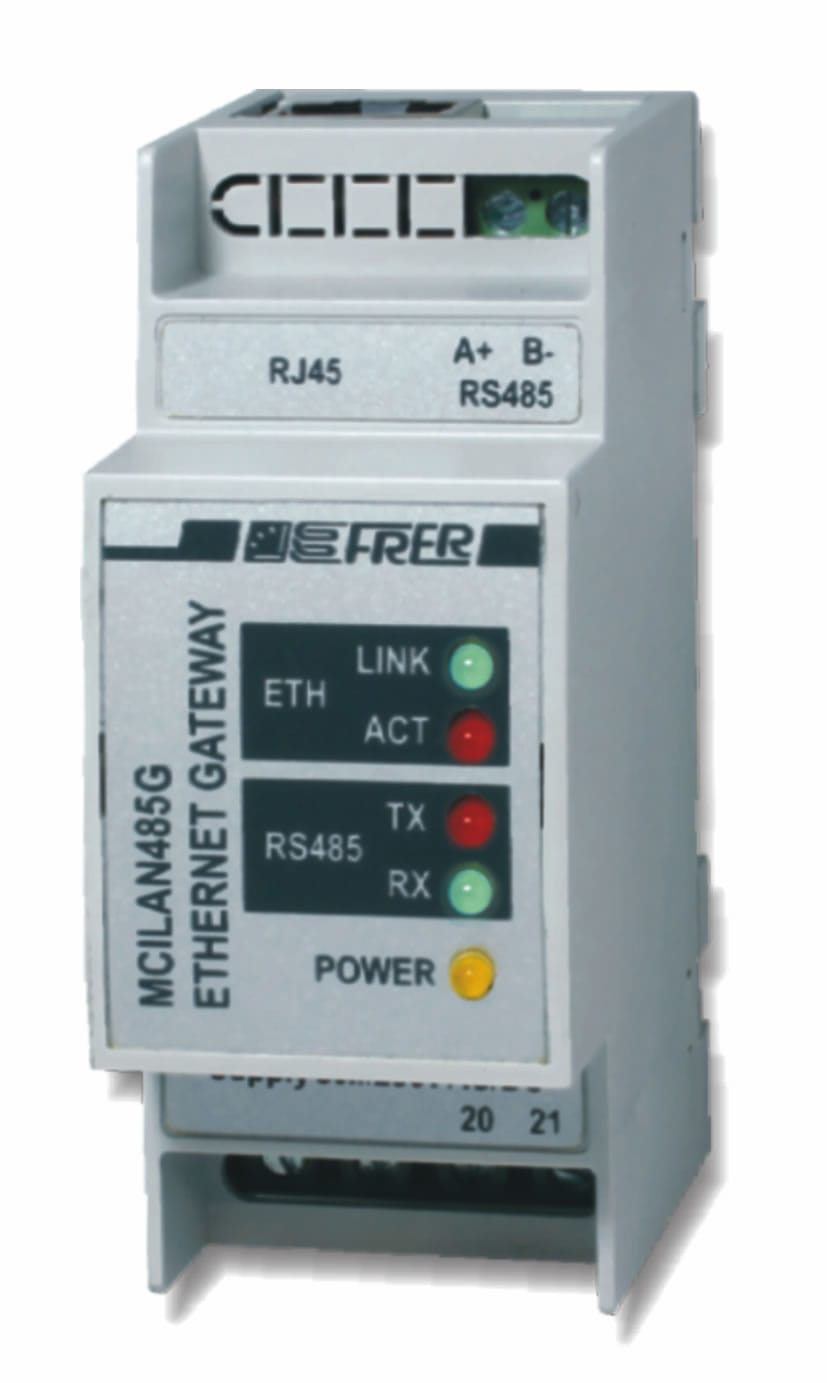 FRER SRL FREMCILAN485G32L ACC.2 MOD.DIN ETHERNET+GATEWAY AUX20 60V