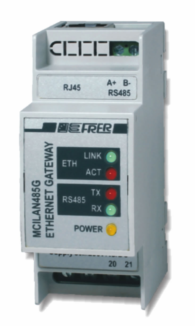FRER SRL - FREMCILAN485G32H ACC2 MOD.DIN ETHERNET+GATEWAY AUX80 260V