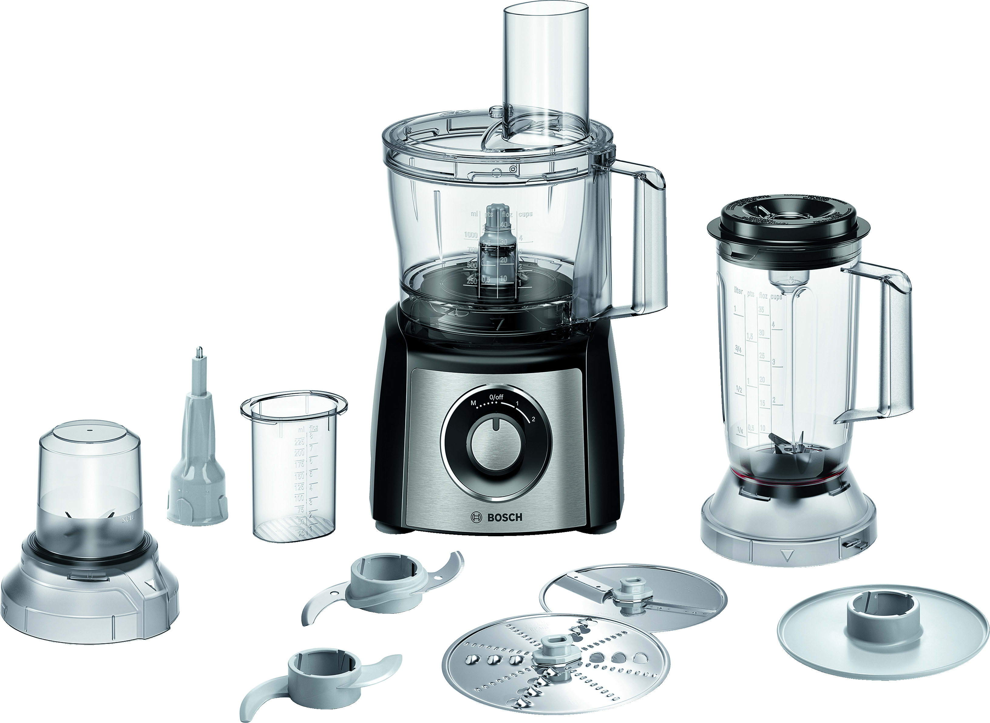 BOSCH ROBERT - BOSMCM3PM386 KA1/4chenmaschine-Set 900W 2St 2.3L Mixa