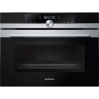 Siemens Hausgerate SIZCB634GBS3 Kompaktbackofen 4D 13BA 47L EcoClean Uhr