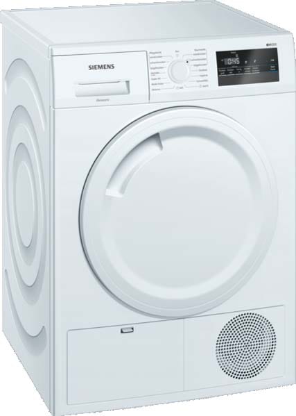 Siemens Hausgerate SIZWT43N202 WAschetrockner Kondens 8kg 11Prog Disp