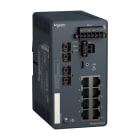 SCHNEIDER ELECTRIC - SNRMCSESM103F2CS1 Switch gestito esteso Modicon - 8 porte per rame + 2 porte per fibra ottica monomodale