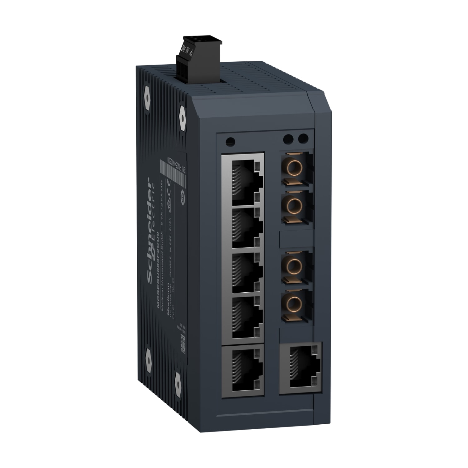 SCHNEIDER ELECTRIC SNRMCSESU083F2CU0 MODICON UNMANAGED SWITCH 8TX/2FX-MM