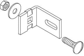 DIETZEL - DIE077548 Winkellasche,f. KHU,33x38x52mm,1x FRS 8x