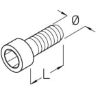 DIETZEL - DIE077727 Innensechskantschraube, A 6 mm, 20 mm,
