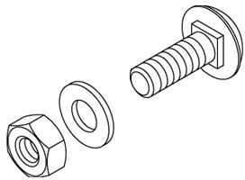 DIETZEL - DIE077998 Klemmbefestigungsset, 1x FRS 8x25, 1x SE