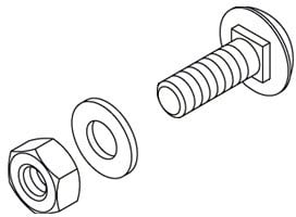 DIETZEL - DIE077995 Klemmbefestigungsset, 1x FRSV 10x20E, 1x