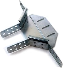 DIETZEL DIE033646 Rinnenanbauabzweig, 100x35 mm, inkl. 2x