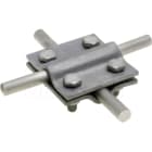 DIETZEL DIE006232 Kreuzklemme, M6x20 mm, Klemmbereich rund