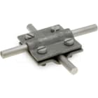 DIETZEL DIE006233 Kreuzklemme,M6x16mm,Grundplatte m. Gewin