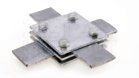 DIETZEL - DIE006239 Kreuzklemme, M6x25 mm, Klemmbereich flac