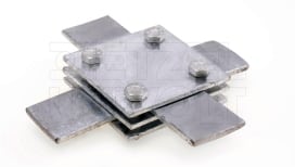 DIETZEL DIE006239 Kreuzklemme, M6x25 mm, Klemmbereich flac