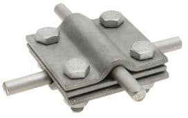 DIETZEL DIE006247 Kreuzklemme, M8x25mm, Klemmbereich rund/