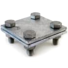 DIETZEL DIE006250 Kreuzklemme, M8x25 mm, Klemmbereich flac