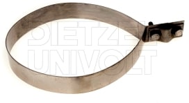 DIETZEL DIE038649 Regenrohrschelle, A 100 mm, M6x25 mm Ni