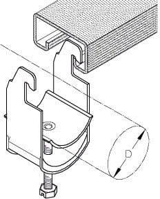 DIETZEL - DIE003689 Kabelschelle, fA1/4r A 8-12 mm, C-Profi