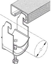 DIETZEL - DIE003697 Kabelschelle, fA1/4r A 40-44 mm, C-Prof