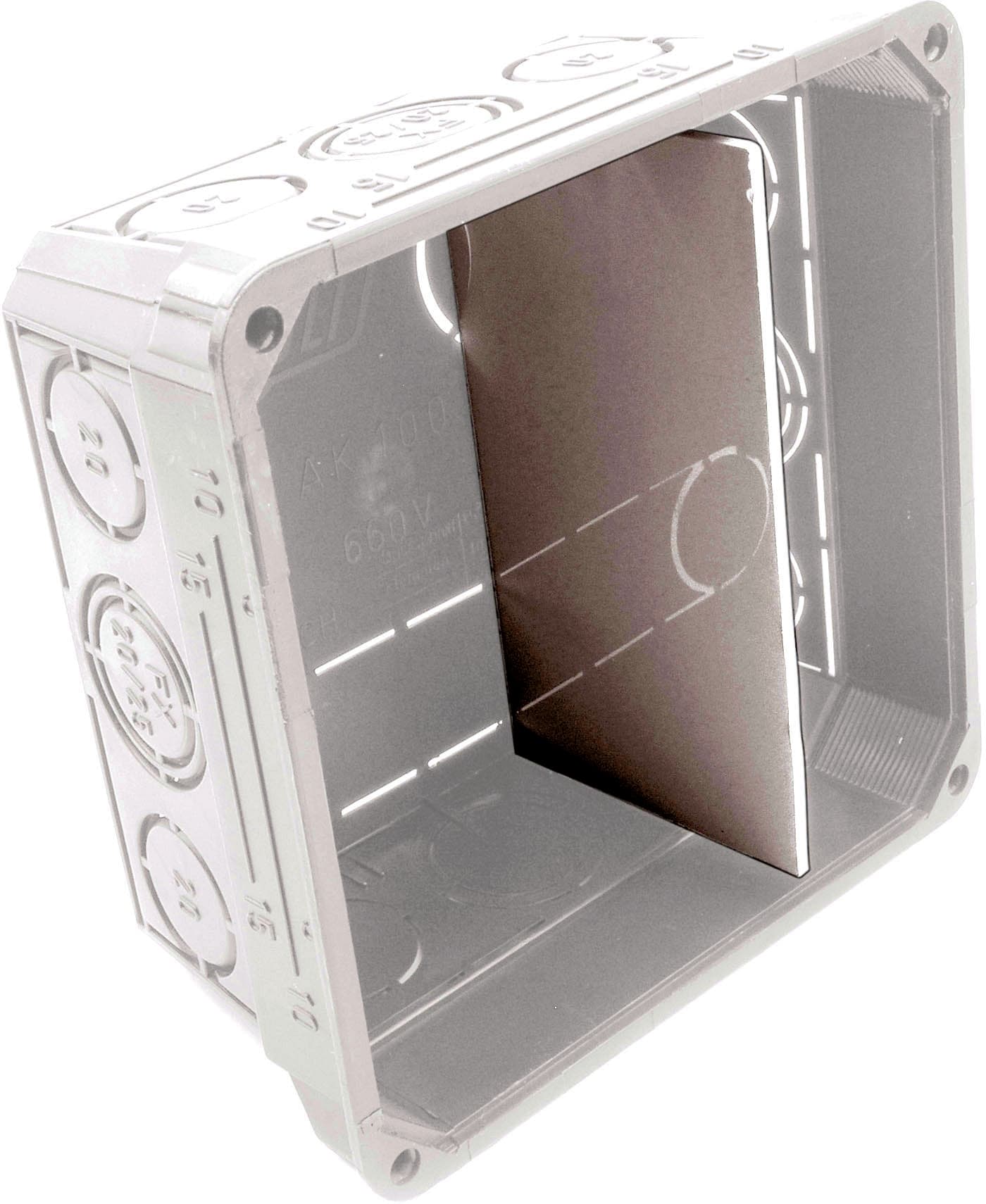 DIETZEL DIE000823 PVC-Isoliertrennwand, 200x200 mm, weiA