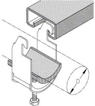 DIETZEL - DIE013656 Kabelschelle,f. A24-28mm,C-Profil,Schli