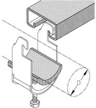 DIETZEL - DIE013654 Kabelschelle,f. A12-16mm,C-Profil,Schli