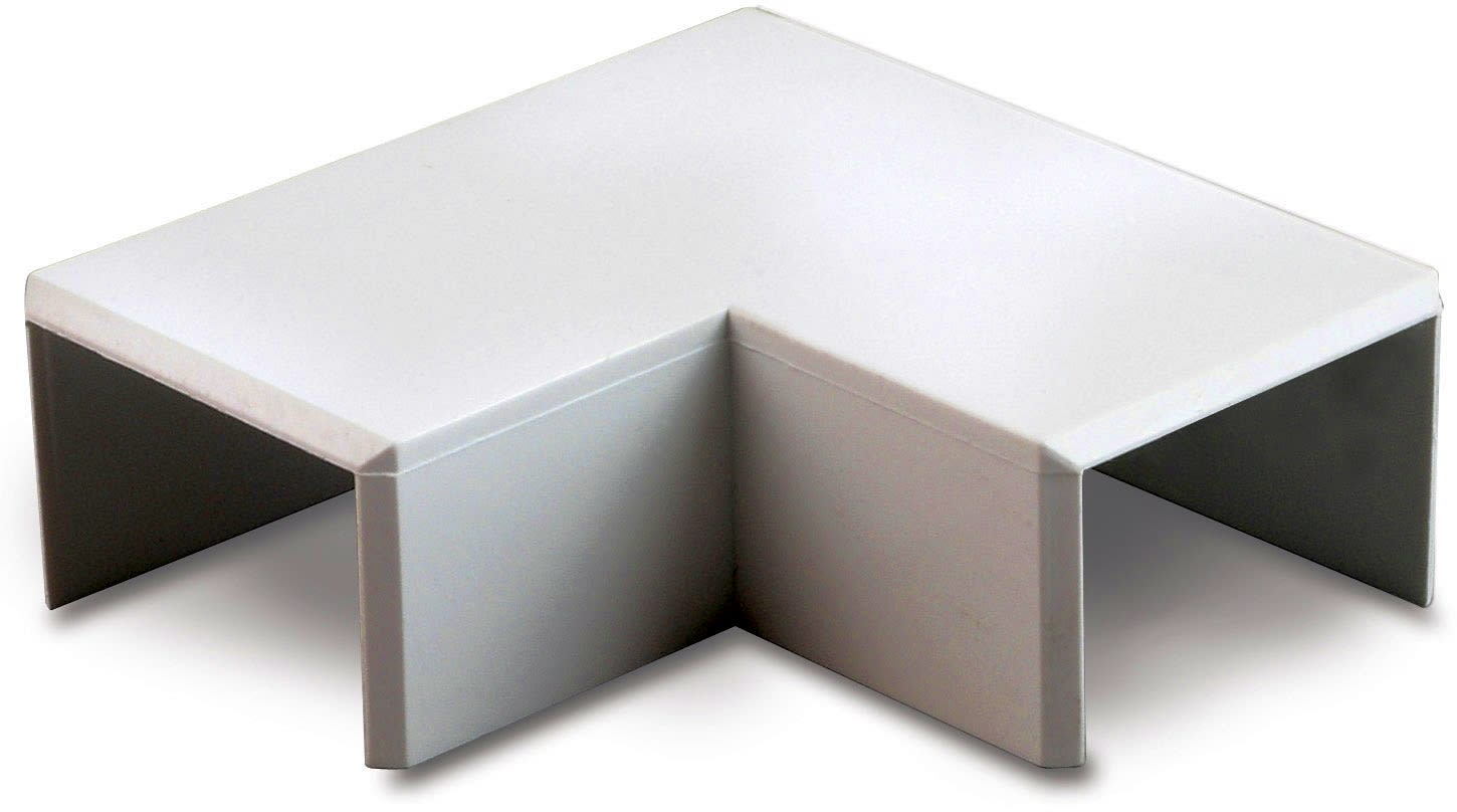 DIETZEL - DIE023003 Flachwinkel, 40x40 mm, fA1/4r MIK, weiA