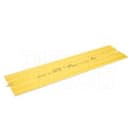 DIETZEL - DIE018820 PE-Kabelabdeckplatte,gelb,250x1000mm,Ach