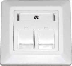 DATWAYLER - DAT185867 Anschlussdose UPk fA1/4r 2xRJ45 Keystone