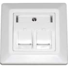 DATWAYLER - DAT185867 Anschlussdose UPk fA1/4r 2xRJ45 Keystone