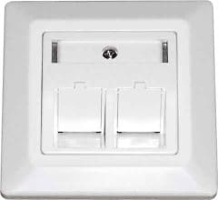 DATWAYLER DAT185867 Anschlussdose UPk fA1/4r 2xRJ45 Keystone