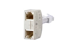 Metz - MEZ130548-01-E CAT5 Cable Sharing Adapter geschirmt Tel/Tel