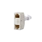 Metz MEZ130548-01-E CAT5 Cable Sharing Adapter geschirmt Tel/Tel