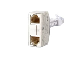 Metz - MEZ130548-03-E CAT5 Cable Sharing Adapter geschirmt Ethern./