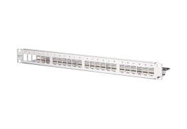 Metz MEZ130921-00-E Patchpanel 19'' 24Port 1HE leer Edelstah