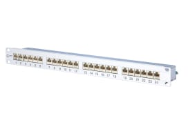 Metz MEZ130855-E E-DAT C6 Patchpanel 19'' Kat.6 24xRJ45 1