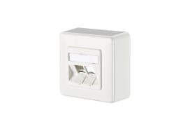 Metz - MEZ1309150002-E E-DAT Dose 2fach modul 8/8(8) AP leer RA