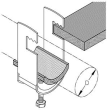 DIETZEL - DIE037363 Kabelschelle, fA1/4r A 56-60mm, Flachpr