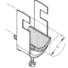 DIETZEL DIE036362 Kabelschelle, fA1/4r A 32-36mm, Flachpr