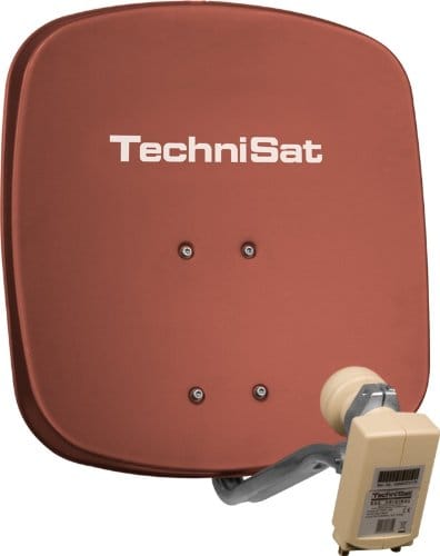 Technisat - TCT1445/2882 Offset-Antenne 45cm Aluminium Twin-LNB r
